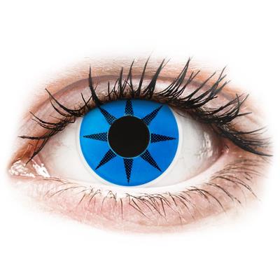 ColourVUE Crazy Lens - Blue Star - Μη διοπτρικοί Ετήσιοι φακοί επαφής (2 φακοί)