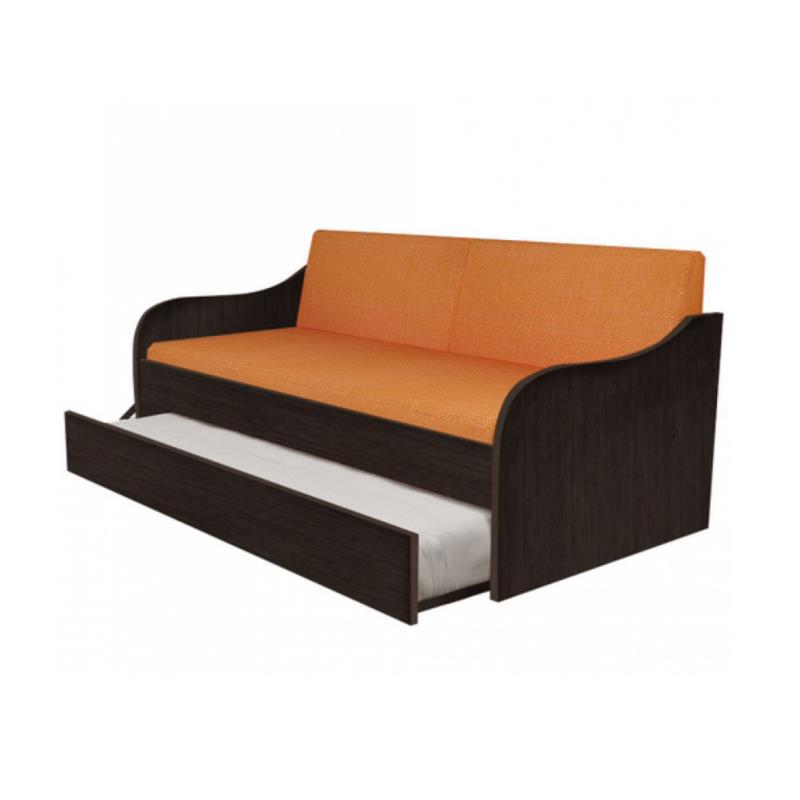 Κρεβάτι-καναπές "SILKY" με συρόμενο κρεβάτι σε χρώμα βέγγε 80x190
