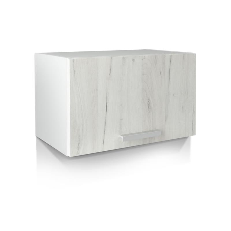 Κρεμαστό ντουλάπι κουζίνας "ΙΝ" σε λευκό δρύς χρώμα 60x31x36