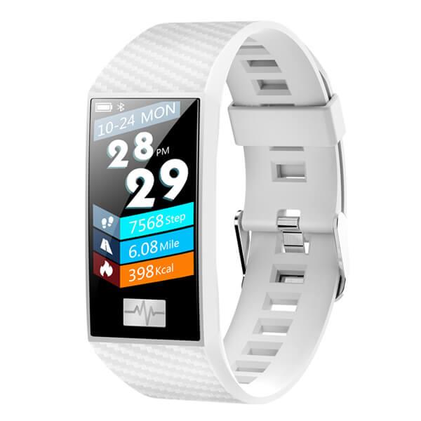 Smartwatch DT NO.1 DT58 ECG Dynamic HR Monitor - White