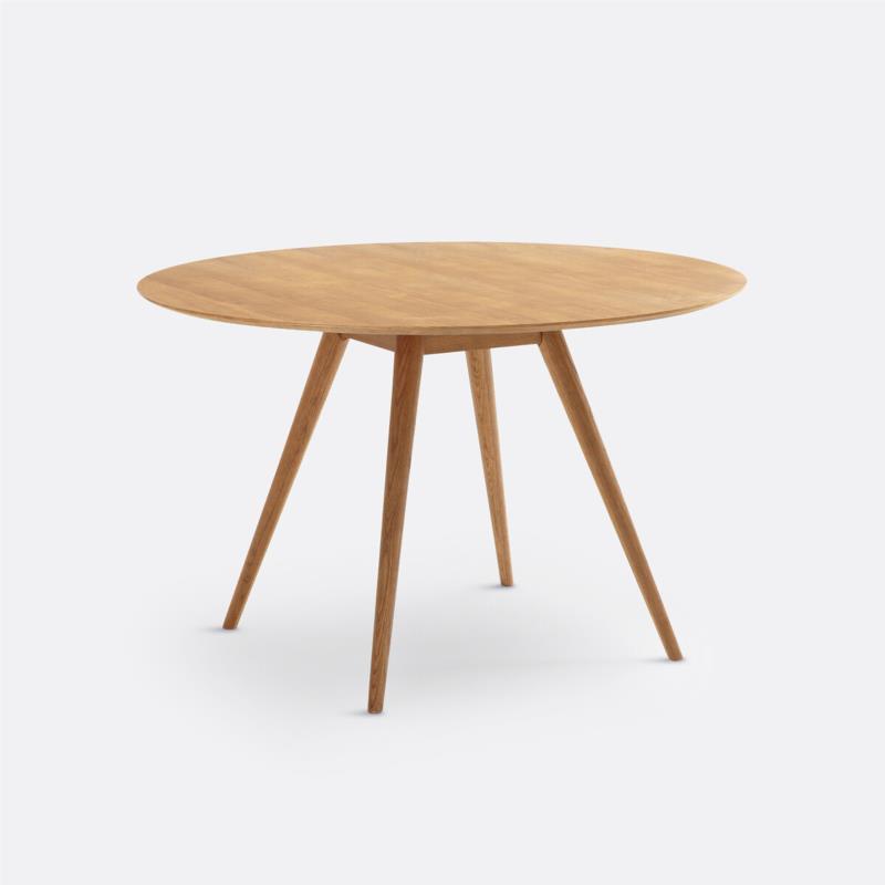 Στρογγυλό τραπέζι 4-6 ατόμων QUILDA Μ120xΠ120xΥ75cm