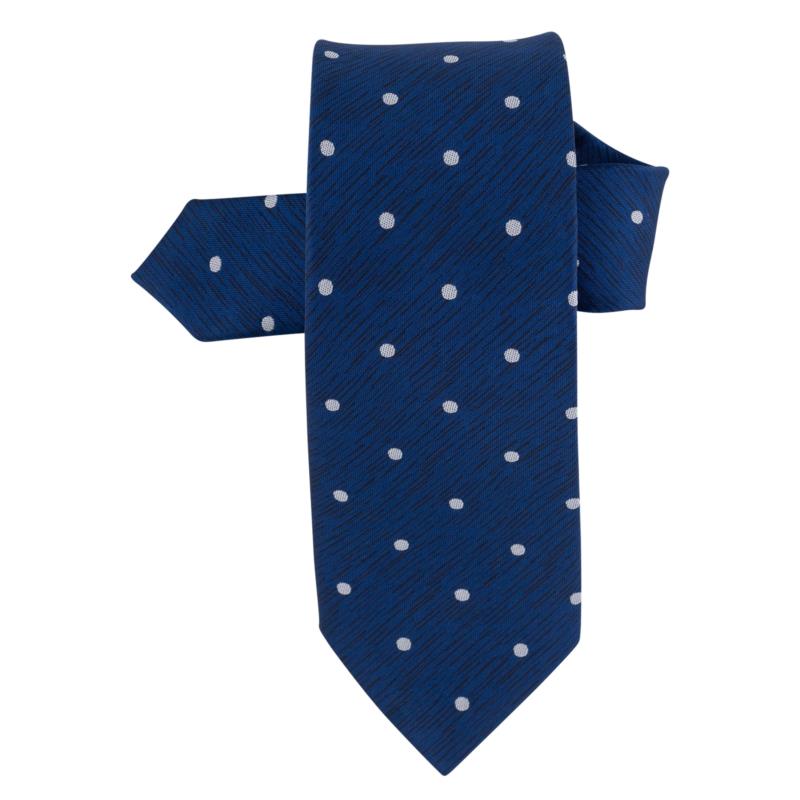 Γραβάτα Μπλε Πουά (Φάρδος 7 cm)