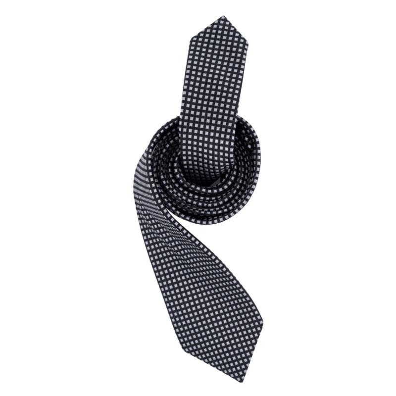 Γραβάτα Μαύρο με Μικροσχέδιο (Φάρδος 7 cm)