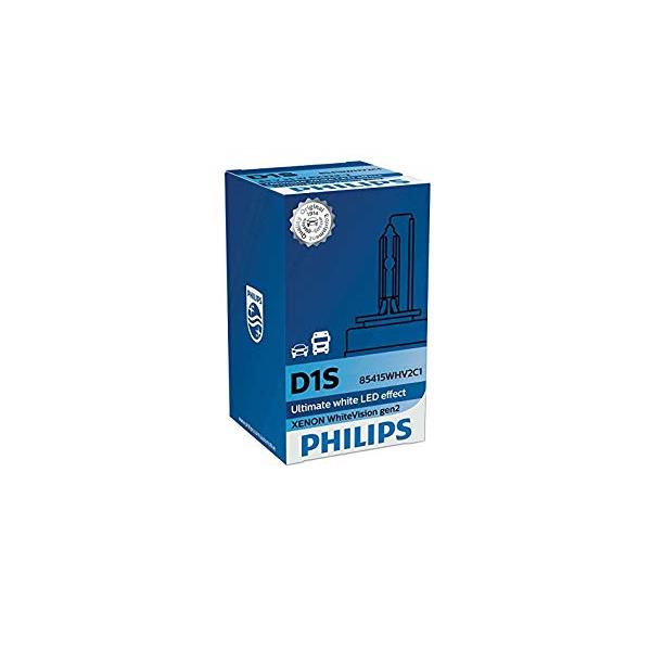 Λάμπα Philips D1S Xenon 85V 35W White Vision Gen2 +120% Περισσότερο Φως μέχρι και 5000Κ