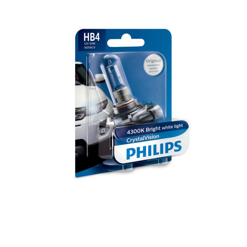 Philips λάμπα Crystal Vision 9006-HB4 4300K