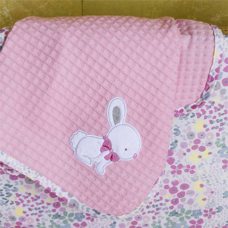 Κουβέρτα Πικέ Αγκαλιάς Nima Baby Some Bunny