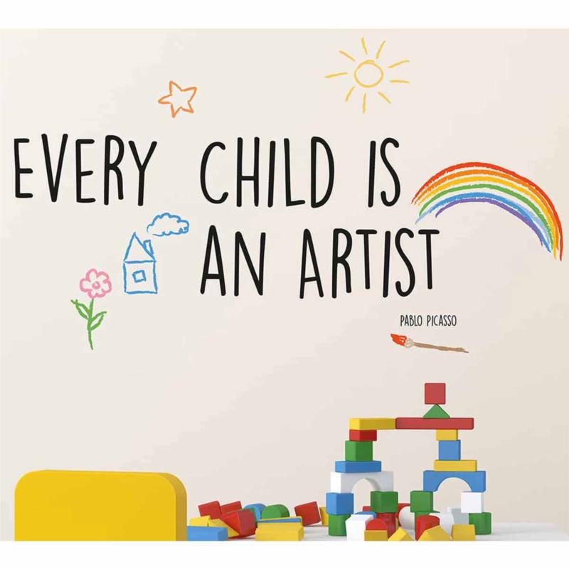 Παιδικό Αυτοκόλλητο Τοίχου Ango Artist 16203