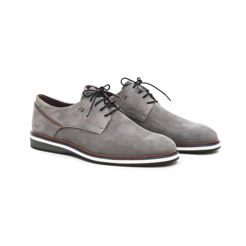 Δερμάτινα Damiani Shoes Art 753 Grey