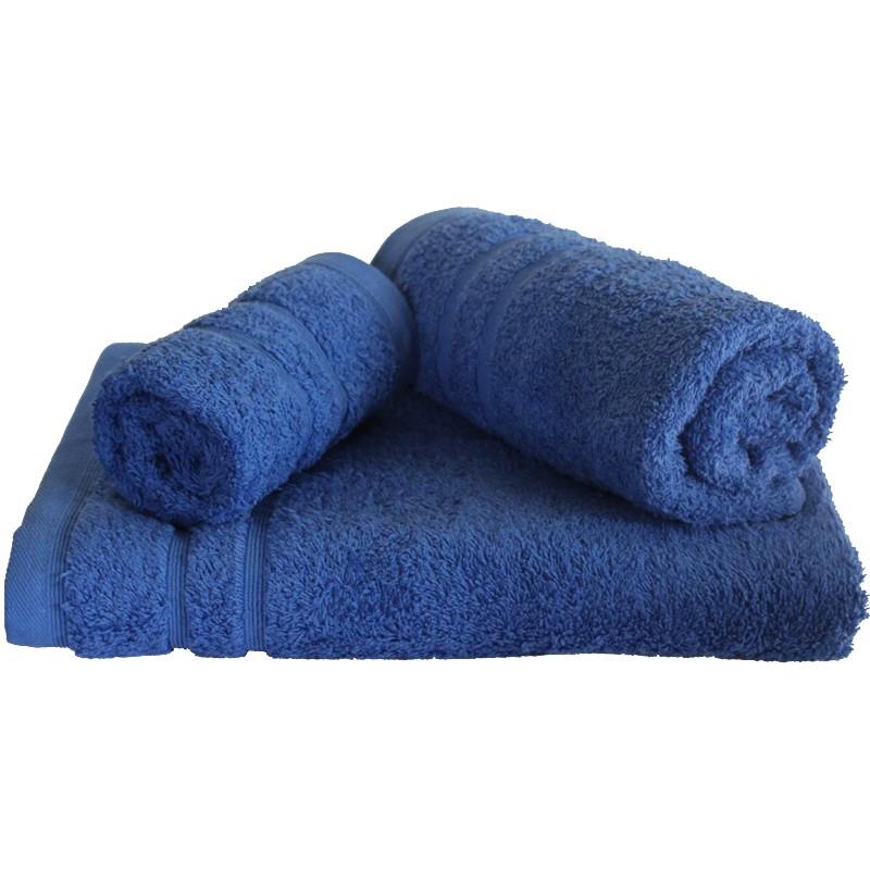 Πετσέτα Χεριών 40x60εκ. 500gr/m2 Sena Blue 24home (Ύφασμα: Βαμβάκι 100%, Χρώμα: Μπλε) - 24home.gr - 24-sena-blue-tmx-1