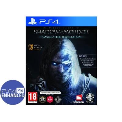 Middle Earth Shadow Of Mordor (Game of the Year) - PS4 Game