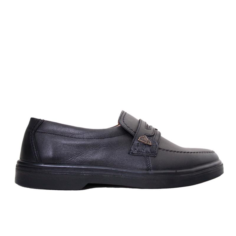 boxer ανδρικά loafers 01097 ΜΑΥΡΟ