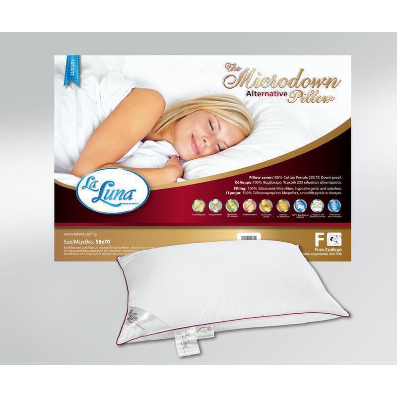 La Luna Μαξιλάρι Ύπνου The Microfiber Pillow Medium Luxury 55x75