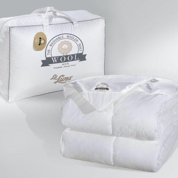 Πάπλωμα Λευκό Μάλλινο King Size 240X260 La Luna The Wool Natural Duvet Λευκό (240x260)