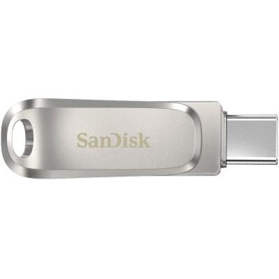 USB stick SanDisk Ultra Dual Drive Luxe 32GB USB Type-C Ασημί