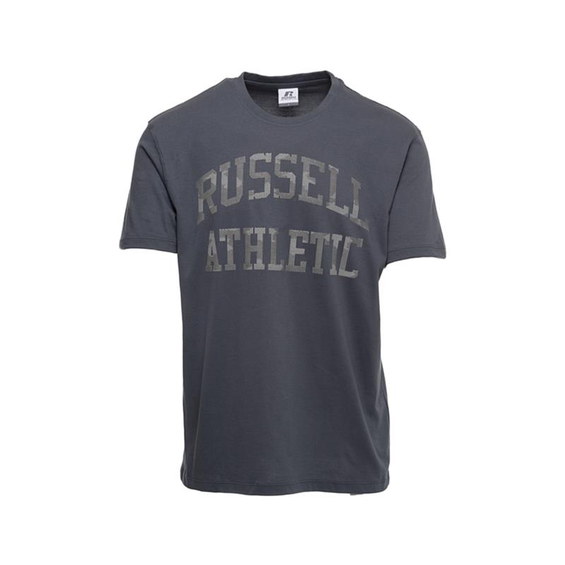 Russell Athletic - LOGO CAMO PRINT S/S CREWNECK TEE - TURBULENCE