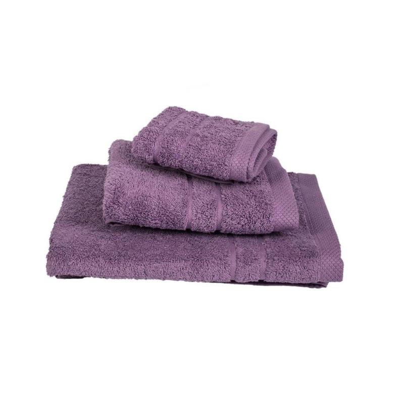 Σετ Πετσέτες 3τμχ Βαμβακερές Lilac Le Blanc 700441-8 (Ύφασμα: Βαμβάκι 100%, Χρώμα: Λιλά, Μέγεθος: Σετ) - Le Blanc - 700441-8