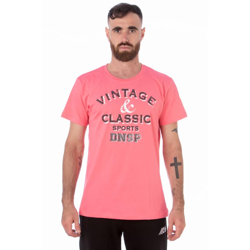 Dansport Ανδρικό T-shirt | 22019-Ροζ