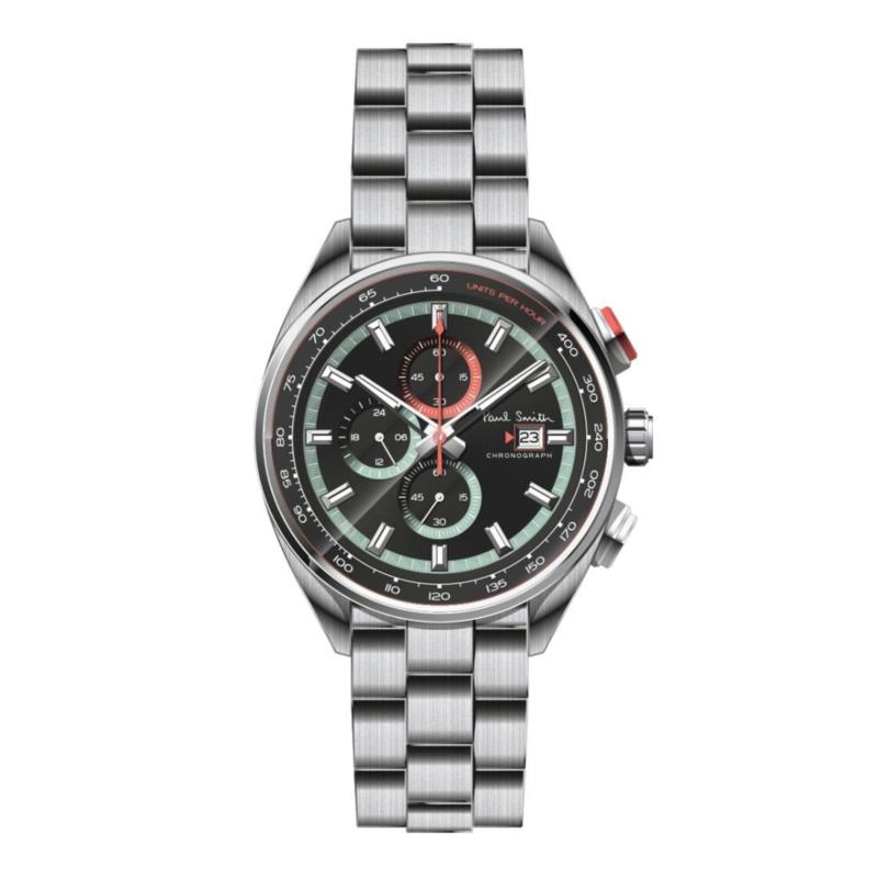 PAUL SMITH Chronograph - PS0110015, Silver case with Stainless Steel Bracelet