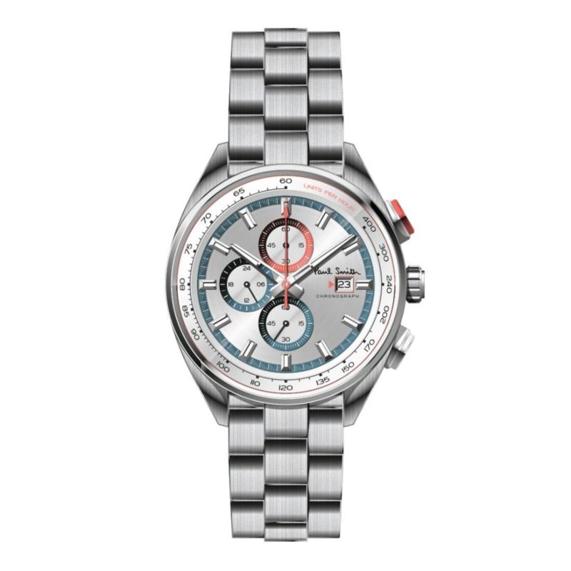 PAUL SMITH Chronograph - PS0110018, Silver case with Stainless Steel Bracelet