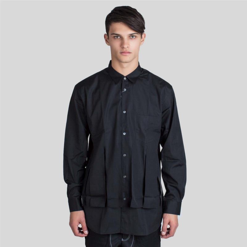 Ανδρικό Μαύρο Vertical Cuts Shirt COMME DES GARCONS SHIRT
