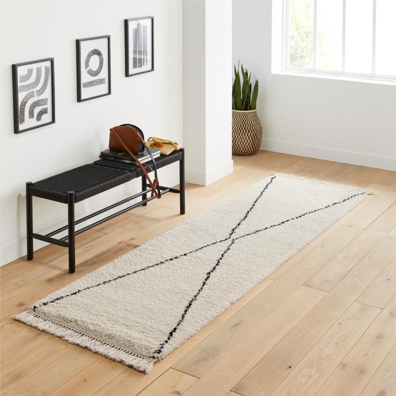 Χαλί διαδρόμου σε στυλ berber 80x250 cm Μ250xΠ80cm