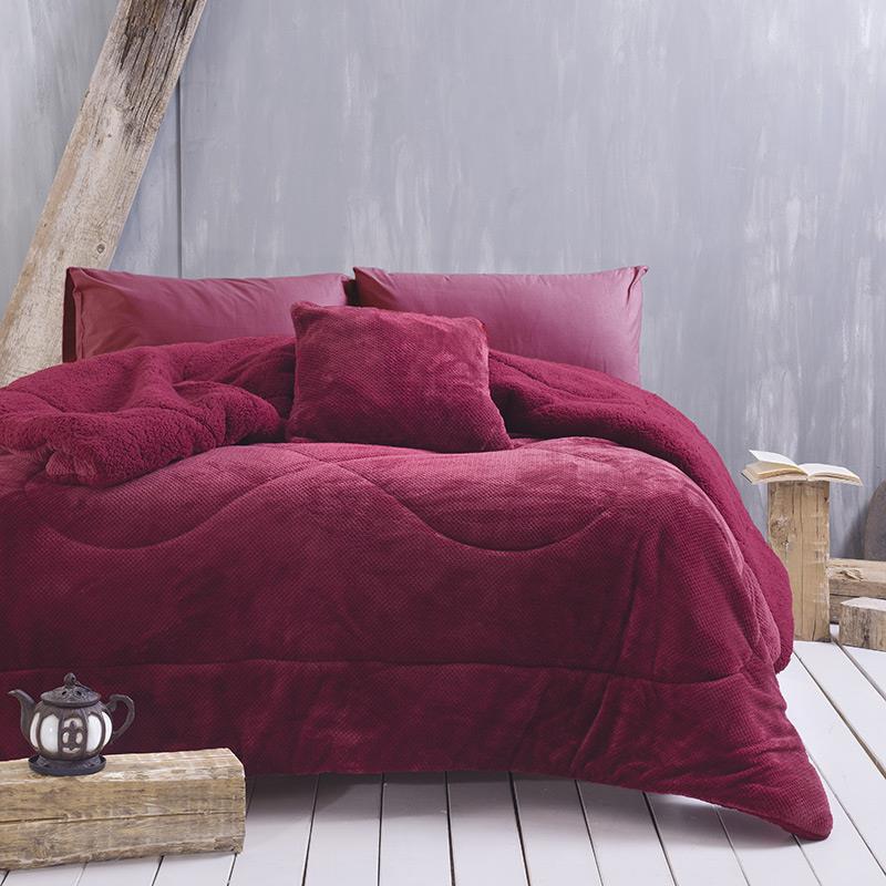 Κουβερτοπάπλωμα Μονό 160X220 Rythmos Alvaro 03 Burgundy (160x220)