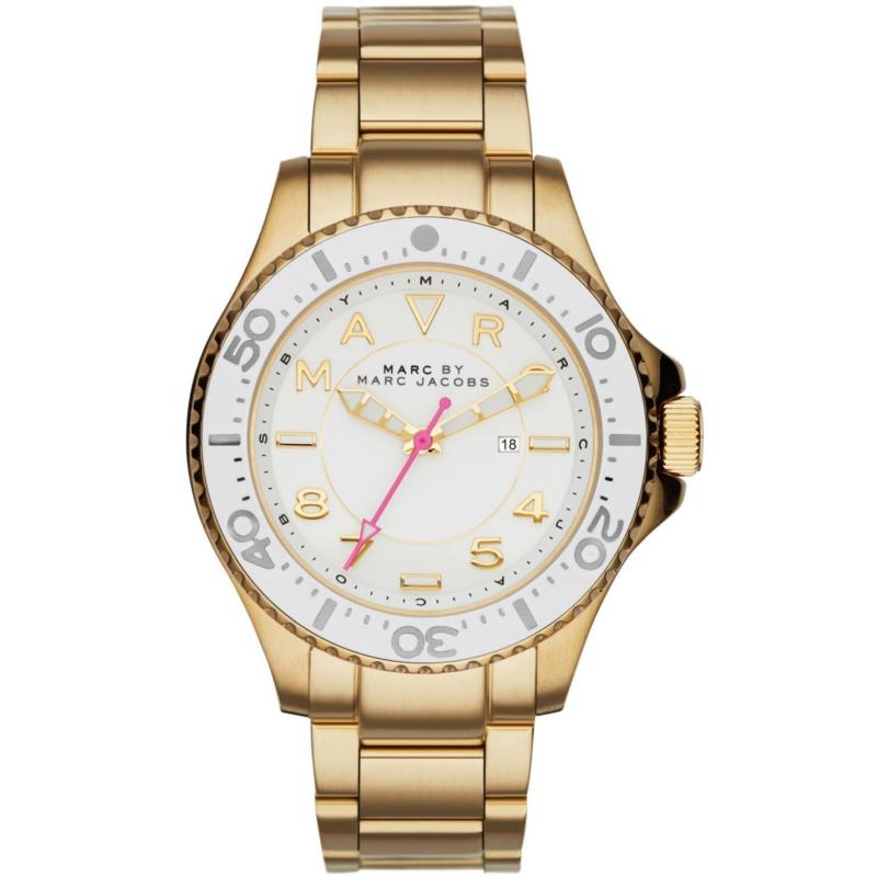MARC BY MARC JACOBS Dizz - MBM3408, Gold case with Stainless Steel Bracelet