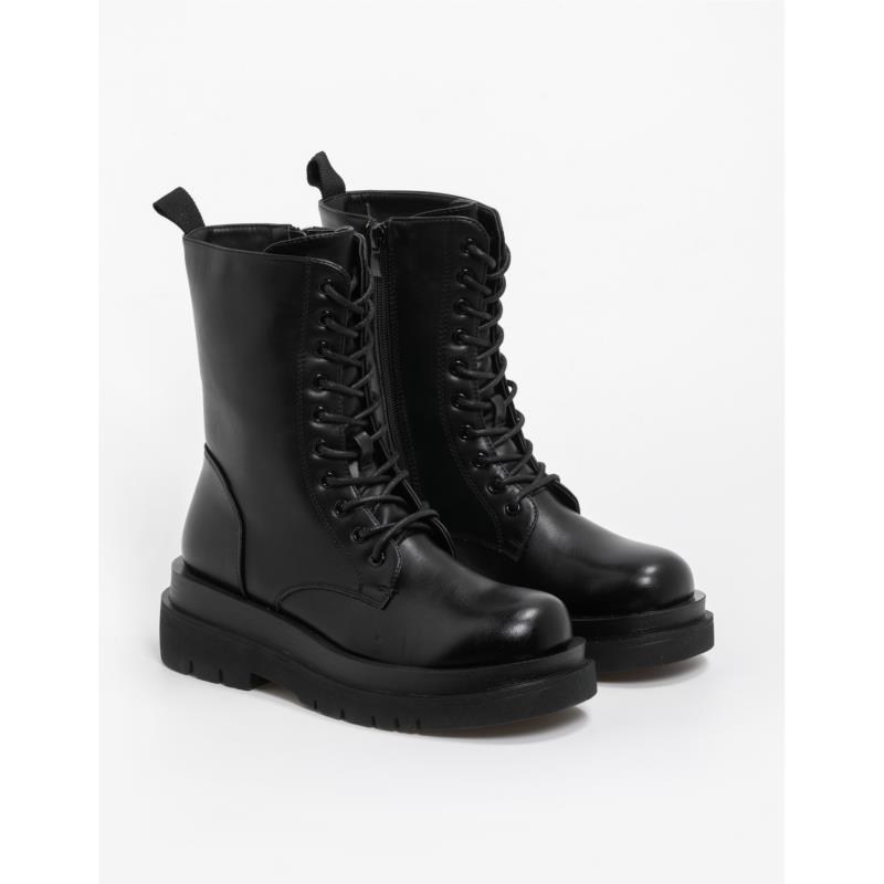 Combat boots - Μαύρο