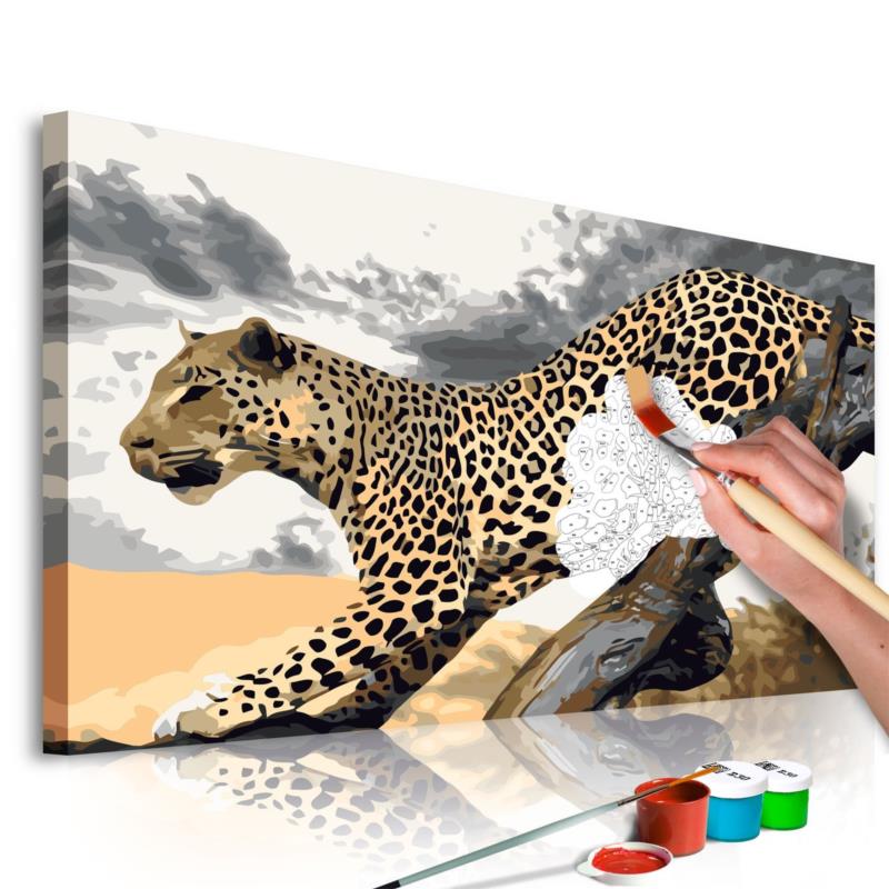 Πίνακας για να τον ζωγραφίζεις - Cheetah 60x40