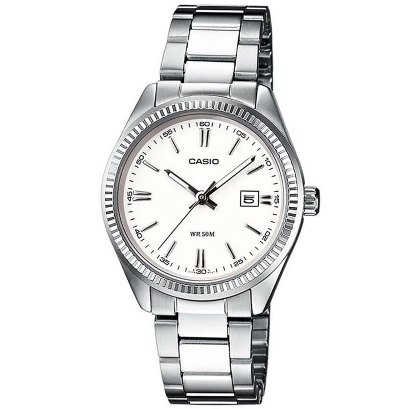 CASIO Collection Stainless Steel Bracelet White Dial LTP-1302PD-7A1VEF