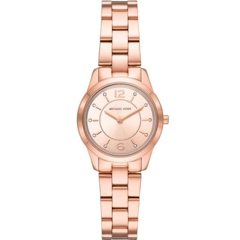 MICHAEL KORS Petite Runway Rose Gold Stainless Steel Bracelet MK6591