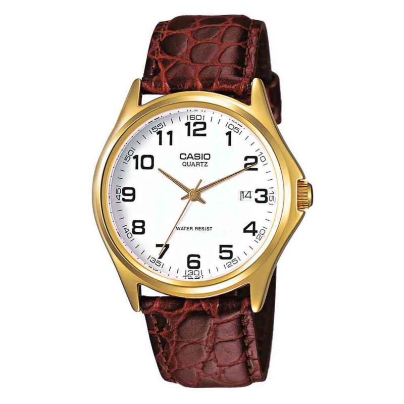 CASIO Collection Brown Leather Strap MTP-1188PQ-7BEF