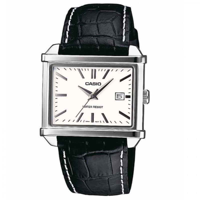 CASIO Collection Black Leather MTP-1341L-7A