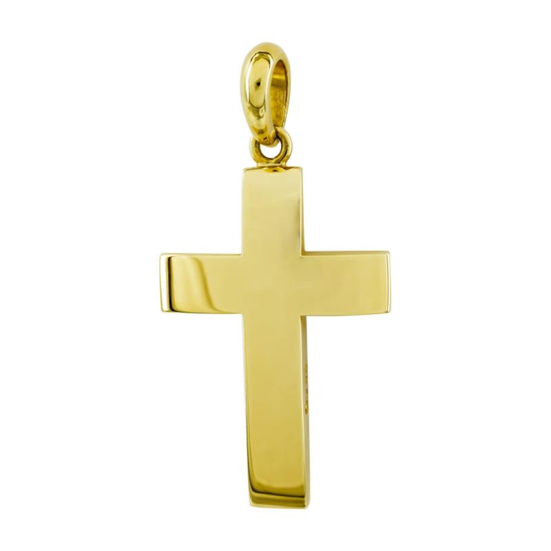 Σταυρός Βάπτισης 18Κ Κίτρινος Χρυσός Ανδρικός ST652