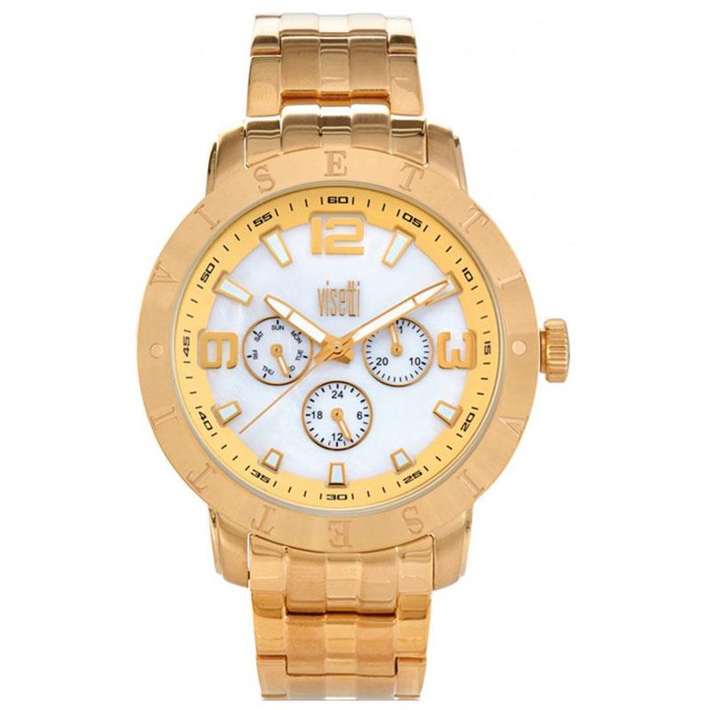 VISETTI Icon Series Gold Stainless Steel Bracelet TI-976GW