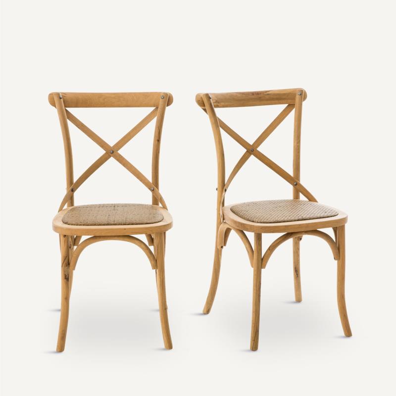 Καρέκλα Humphrey (σετ των 2) Μ53xΠ49xΥ89cm