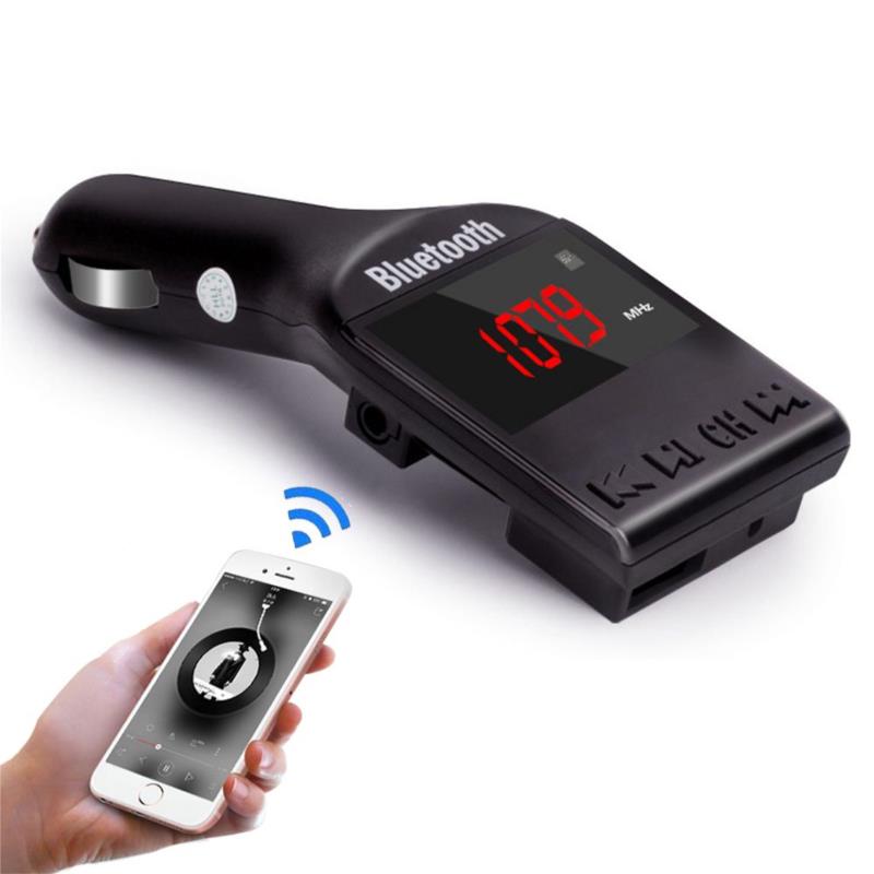 ΟΕΜ FM Transmitter με Bluetooth και είσοδο USB/SD/AUX - Μαύρο 53609