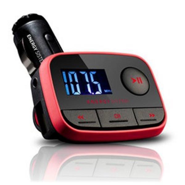 MP3 Transmitter αυτοκινήτου Energy Sistem F2 Racing Red 391233 FM με τηλεχειριστήριο