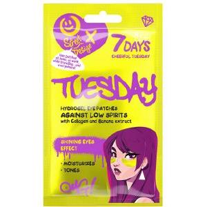 HYDROGEL EYE PATCHES 7 DAYS CHEERFUL TUESDAY WITH COLLAGEN AND BANANA EXTRACT 2,5 GR