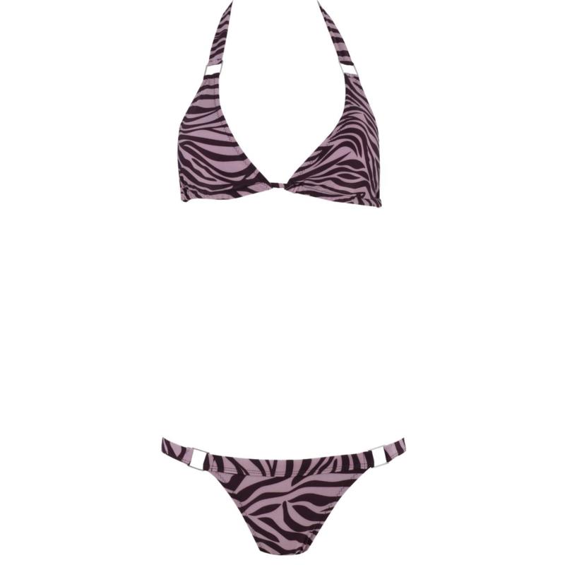 Set bikini τρίγωνο ενίσχυση & bikini brazilian. Καλύπτει B cup ΛΙΛΑ