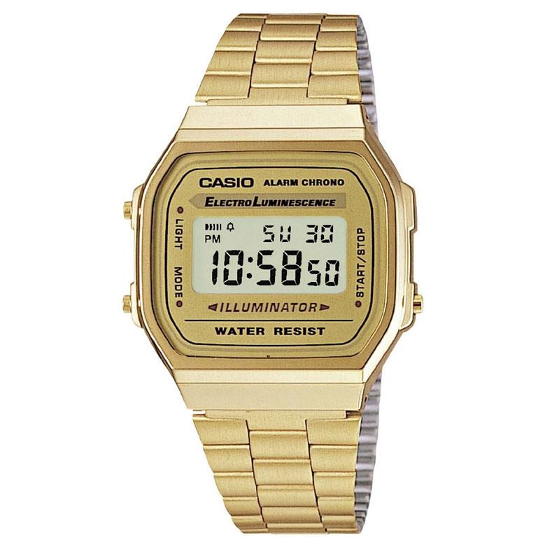 CASIO Unisex Classic Digital Bracelet Watch A-168WG-9EF