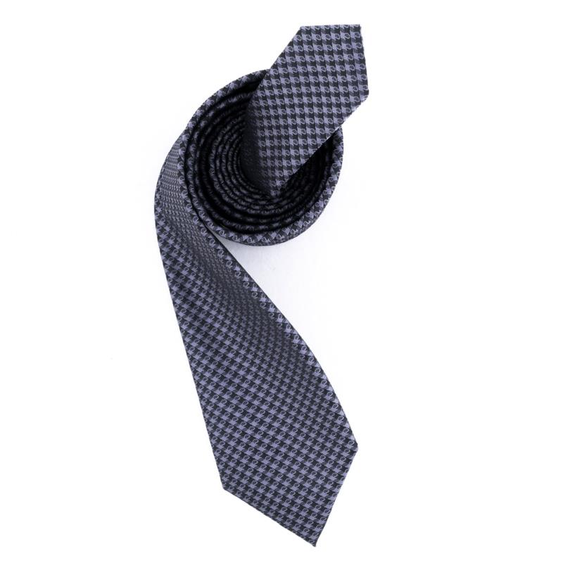 Γραβάτα Γκρι με Μικροσχέδιο (Φάρδος 7 cm)