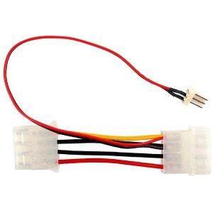 INLINE 3-PIN TO 4-POL MOLEX FAN ADAPTER CABLE