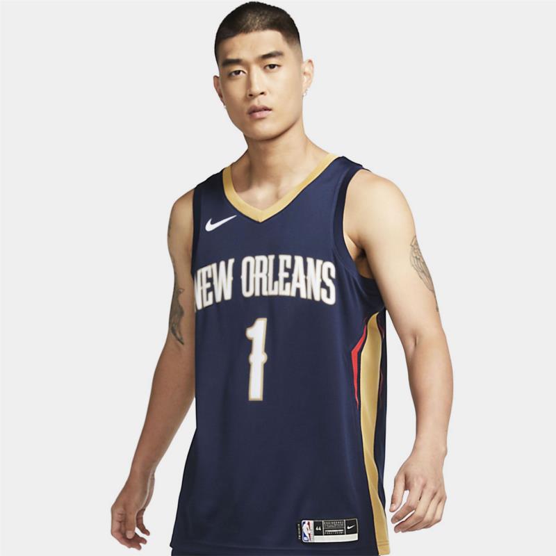 Nike NBA Zion Williamson New Orleans Pelicans Icon Edition Men's Jersey (9000064347_42469)