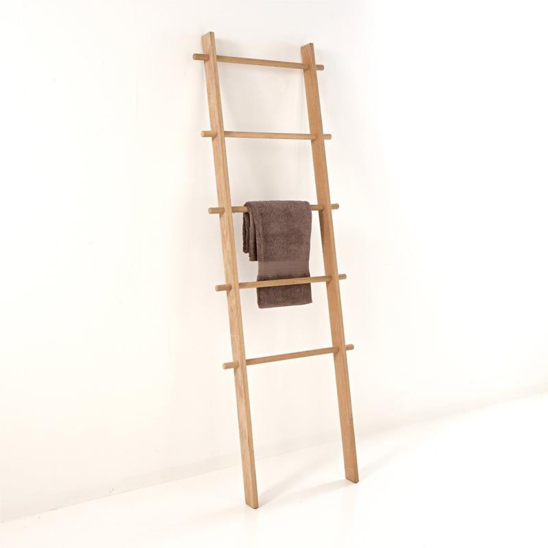 Ξύλινη σκάλα για πετσέτες με 5 θέσεις Scayle Μ6xΥ166cm