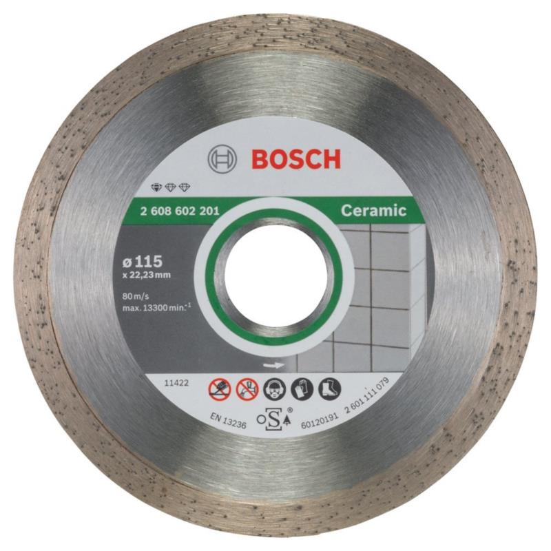 Διαμαντόδισκος Κοπής Πλακιδίων Bosch 2608602201 115x1.6mm