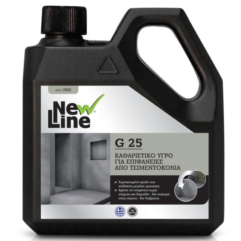 Καθαριστικό Για Επιφάνειες Τσιμεντοκονίας NEW LINE G-25 1lt