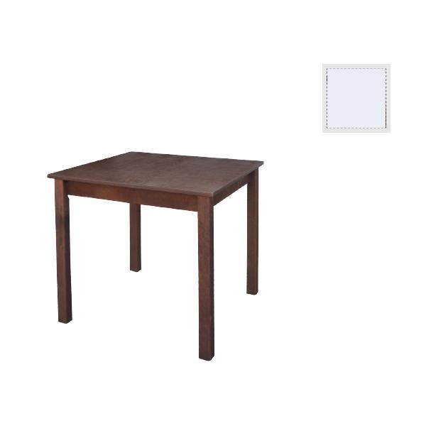 Τραπέζι Ταβέρνας Ρ517,Ε8 80x80 Επιφ.Κ/Π Εμπ.Λευκό Λυόμενο