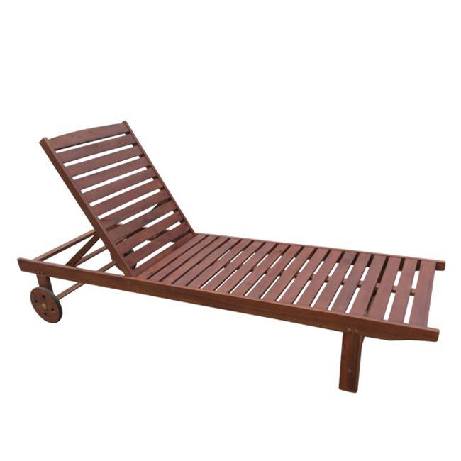 Ξαπλώστρα LUGANO Ξύλινη Acacia 65x196x32cm