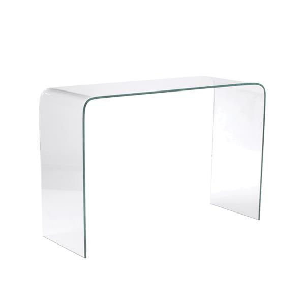 Κονσόλα GLASSER Bent Glass - Γυαλί Clear 110x35x75cm